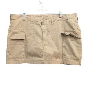 Levi's Cargo Skirt Women's Size 34 Khaki Beige‎ '94 Utility Mini Y2K Streetwear